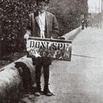 1916 "Don't Spit" Campaign