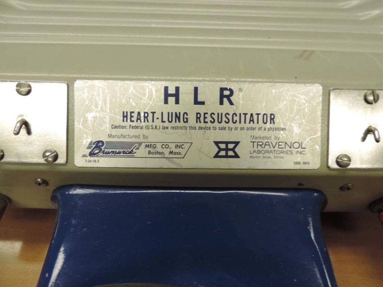 Heart Lung Resuscitator Label