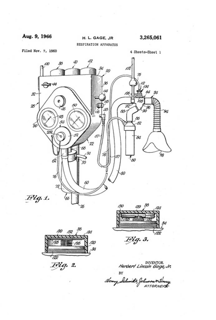 1960 "Respiration Apparatus"