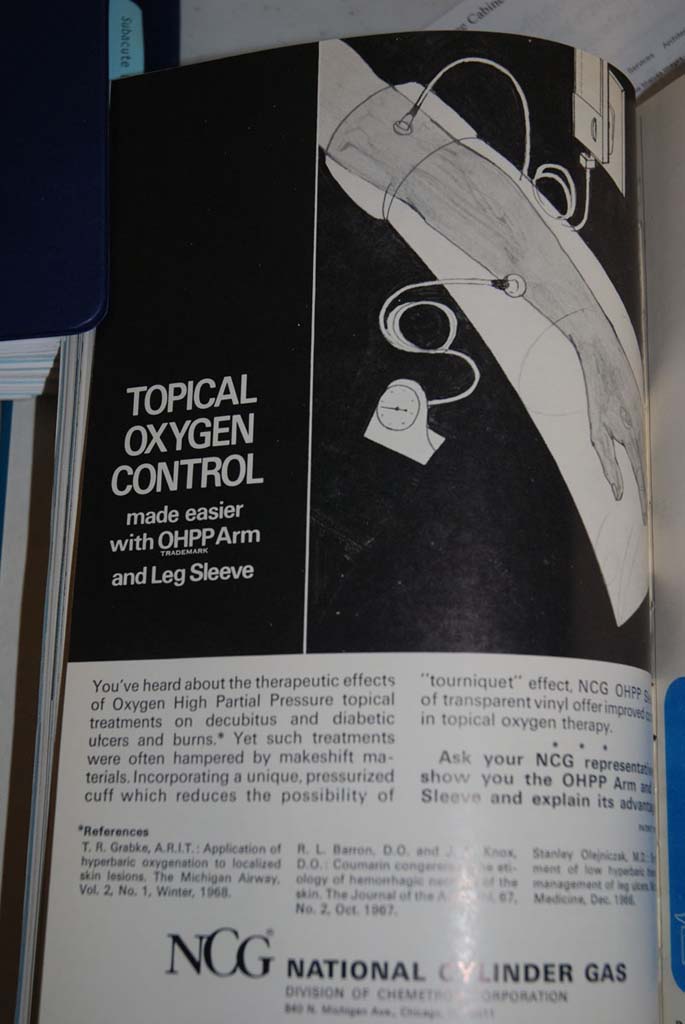 1960s Topical Oxygen Therapy Sleeve for Wound Management