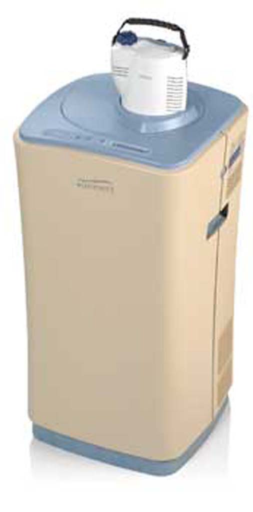 2011 HomeLOX combines a concentrator, liquid dewar, and refillable portable device in one unit
