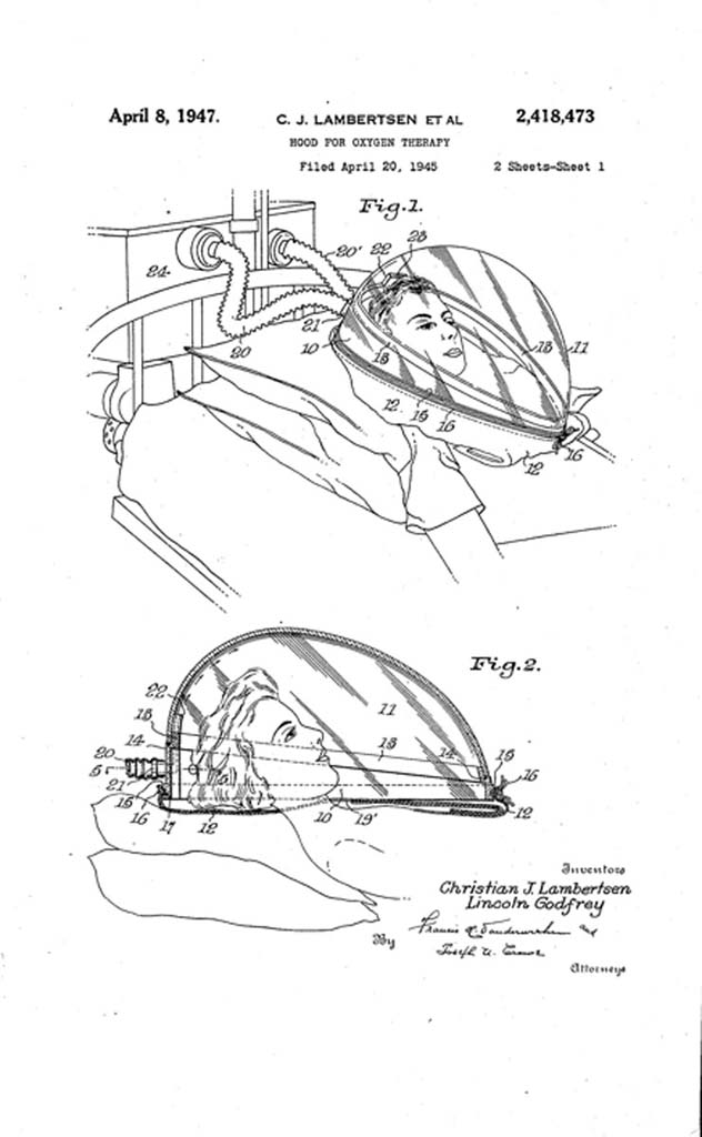 1947 Oxygen Hood Patent