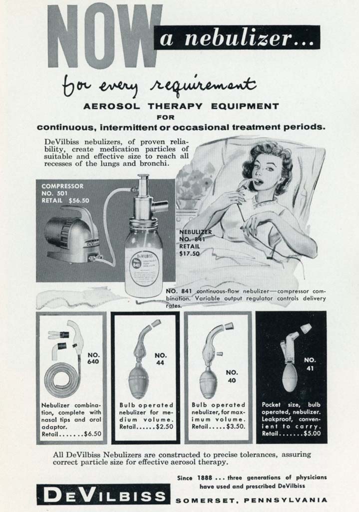 1950s DeVilbiss ad