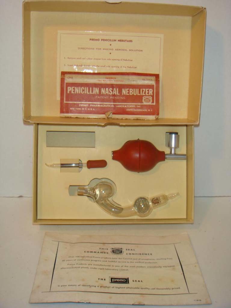 1944 Penicillin Nasal Nebulizer
