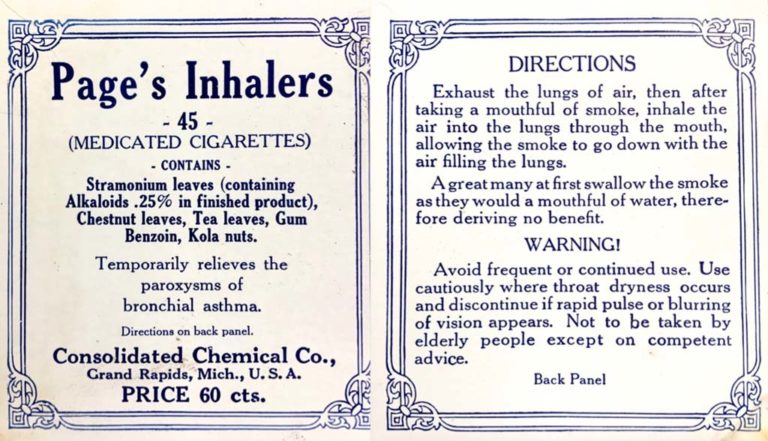 Page's Inhalers