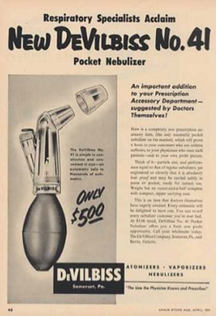 1954 Pocket Nebulizer