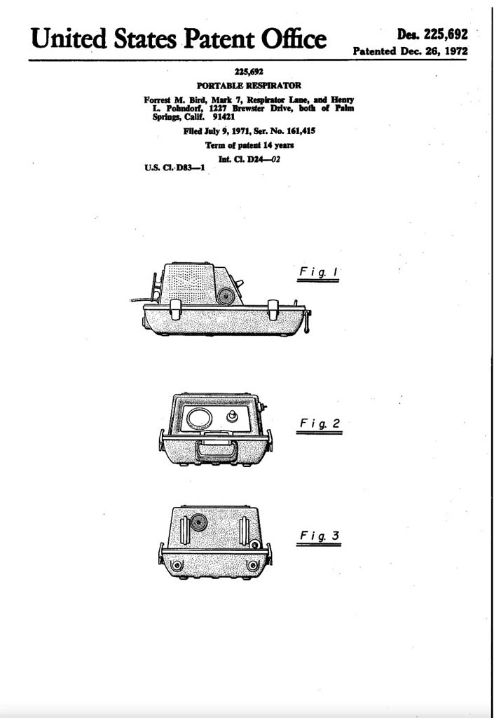1972 PortaBird Patent