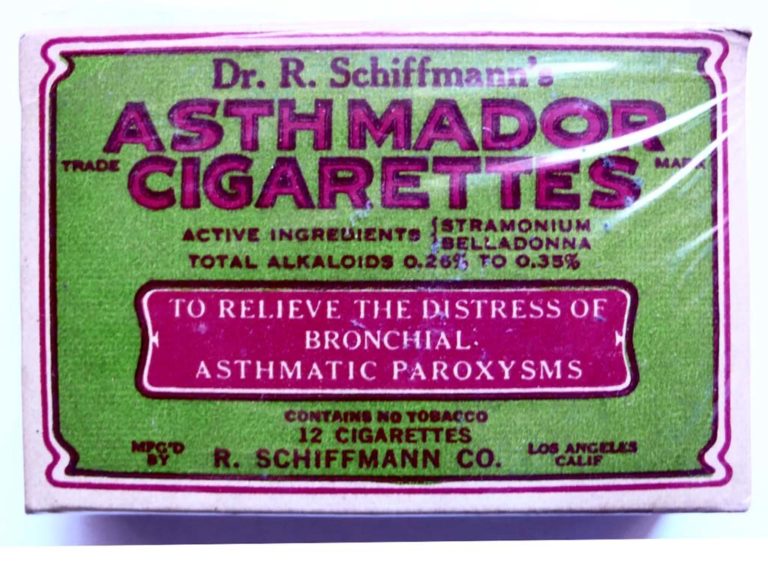 1930s Asthma Cigarettes