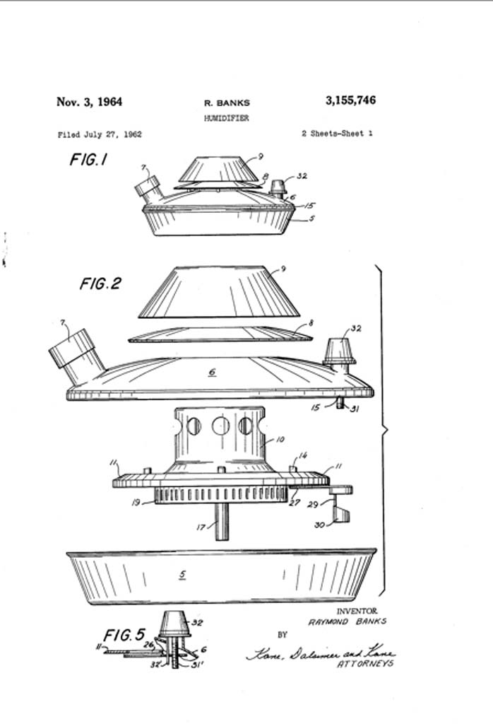 1962 Banks' Patent
